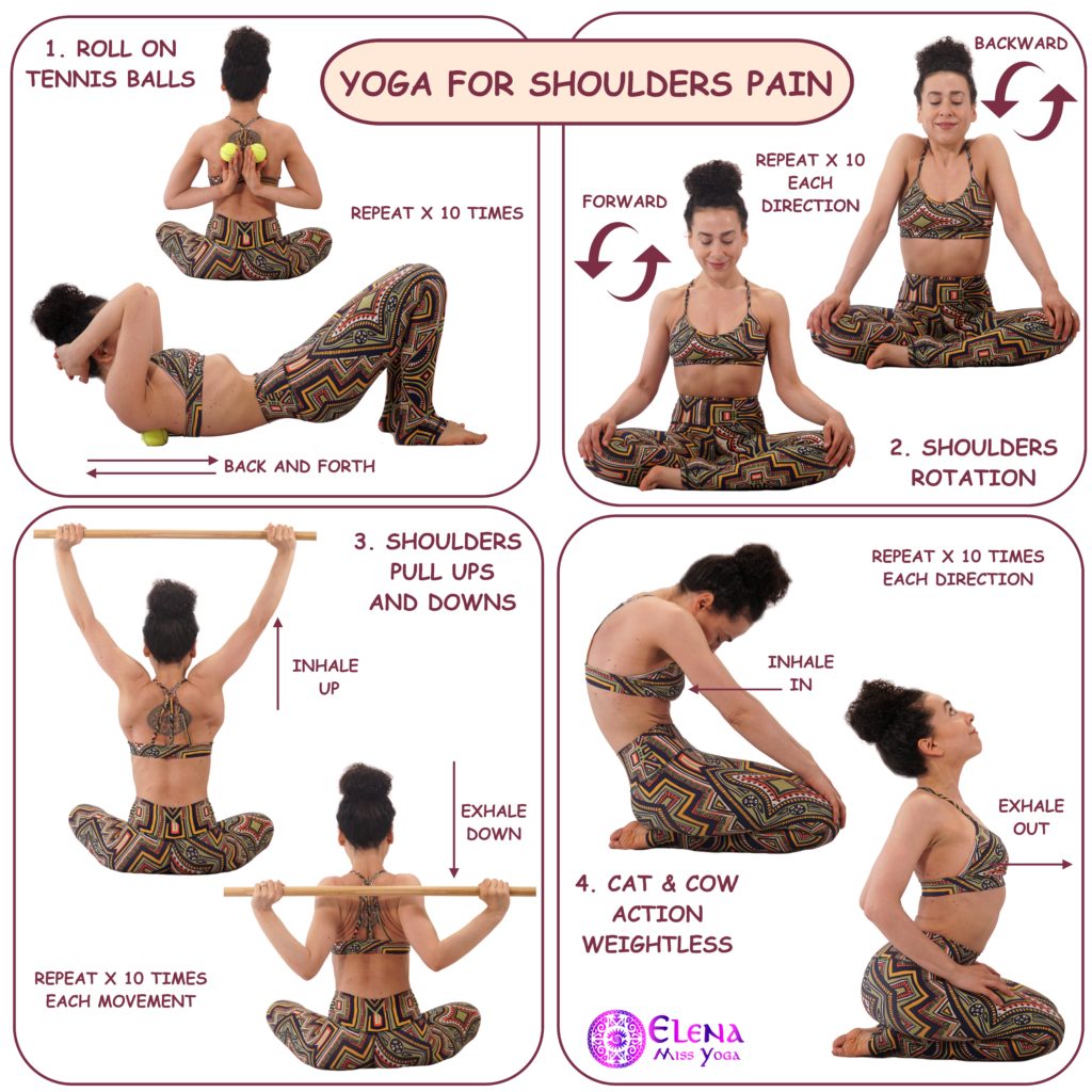 SHOULDERS STRETCHES USING YOGA BLOCKS – Elena Miss Yoga