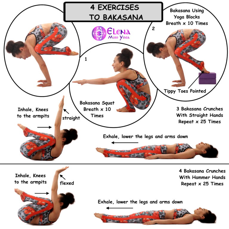 How To Learn Bakasana – Elena Miss Yoga