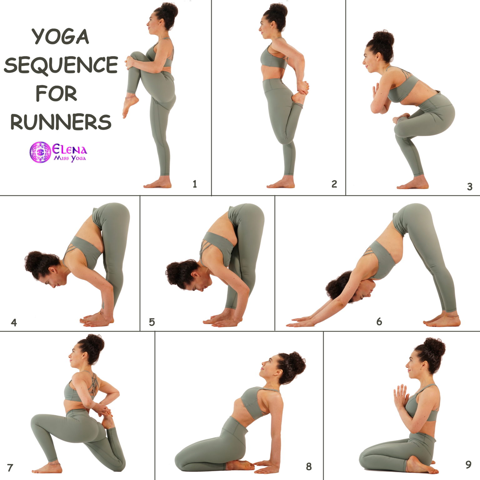 YOGA SEQUENCE FOR RUNNERS Elena Miss Yoga